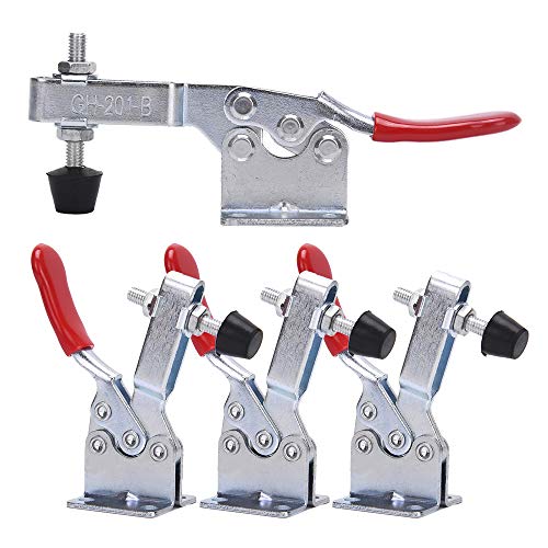 ADrivWell Antislip Horizontal Quick Release Hold Down Toggle Clamps Latch Heavy Duty Latch Hand Tool For woodworking Smoke Holding Capacity:220lbs