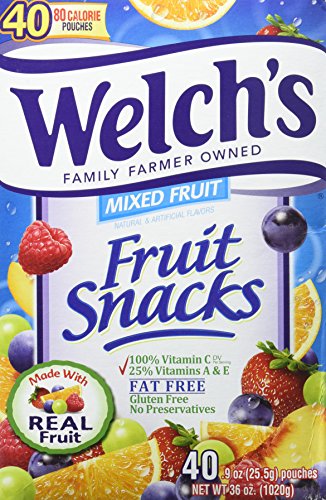 WELCH'S Fruit Snacks, Mixed Fruit, 13.5 Pound