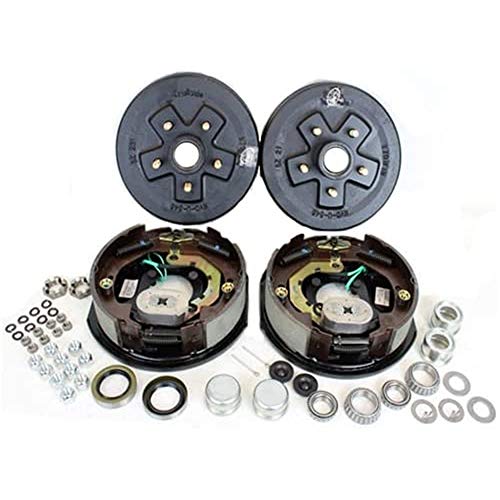 Southwest Wheel 3,500 lbs. Trailer Axle Electric Brake Kit 5-4.5' Bolt Circle