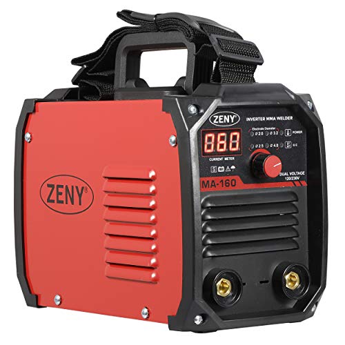 ZENY Arc Welding Machine DC Inverter Dual Voltage 110/230V IGBT Welder 160 AMP Stick