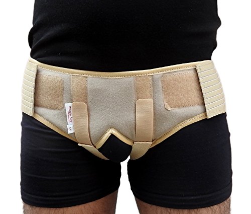 Wonder Care® Hernia Belt for Men - Groin Hernia Support for Men, 2 Removable Compression Pads & Adjustable Groin Straps, Double inguinal Hernia Support for Men -Medium