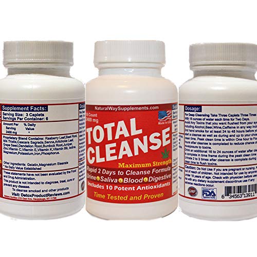 Total Cleanse Body Detox - THC 2 Days to Cleanse Formula