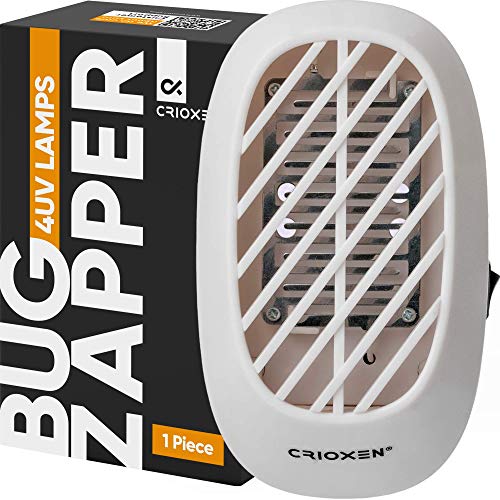 Indoor Plug-in Bug Zapper - Mosquito Trap - Indoor Mosquito Killer - Electric Insect Repellent - Gnat Trap for Mosquitoes Fruit Flies and Flying Gnats