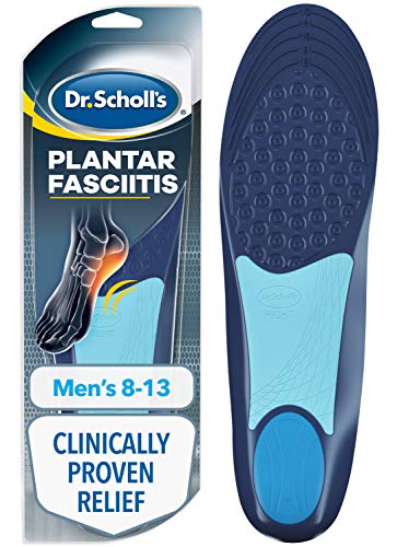 Dr. Scholl’s Plantar Fasciitis Pain Relief Orthotics // Clinically Proven Relief and Prevention of Plantar Fasciitis Pain (for Men's 8-13, Also Available for Women's 6-10)