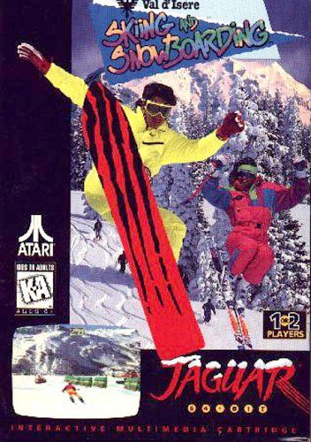 Skiing and Snowboarding Atari Jaguar Video Game