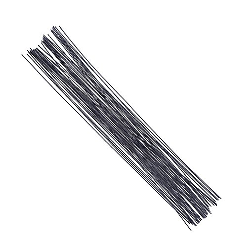 Decora 18 Gauge Black Floral Wire 16 inch,50/Package
