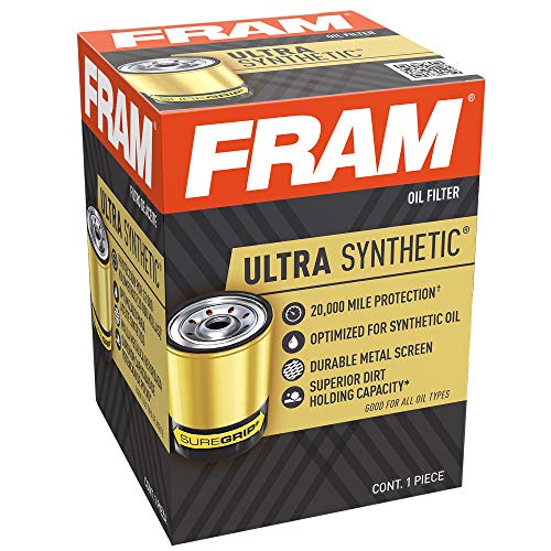 Fram XG7317Ultra Synthetic, 20K Mile Change Interval Spin-On Oil Filter with SureGrip
