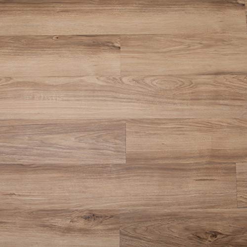 CO-Z 16 PCS 24 Square Feet, Odorless Vinyl Floor Planks Adhesive Floor Tiles 2.0mm Thick, Environmental-Friendly (Light Oak)