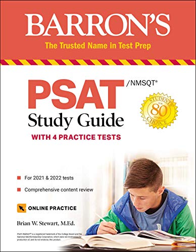 PSAT/NMSQT Study Guide: with 4 Practice Tests (Barron's Test Prep)