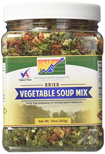 Mother Earth Products Dried Vegetable Soup Mix, 10oz (283g)