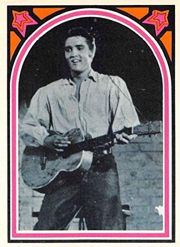 1978 Donruss Elvis Presley Set Break One NonSport Trading Card #16 This is a publicity photo for'Love Me Tender'.