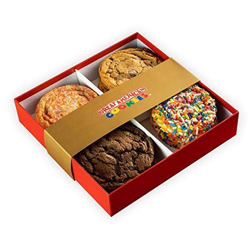 Great American Cookies - 12 Fresh Baked Assorted Cookies - Baked Daily, Hand Scooped and Never Frozen - Great for birthday, graduation, parties, or corporate gifts