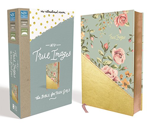 NIV, True Images Bible, Leathersoft, Teal/Gold: The Bible for Teen Girls