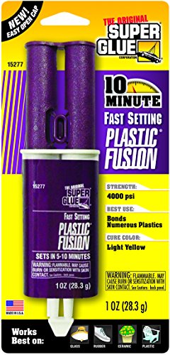 Super Glue Plastic Fusion Epoxy Adhesive, #15277