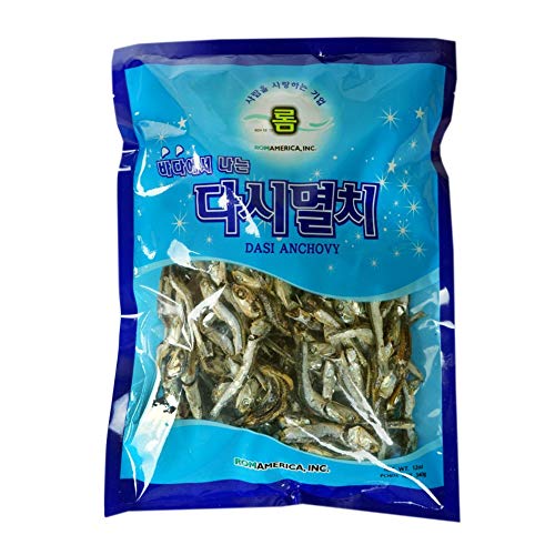 ROM AMERICA Korean Large Size Dried Anchovies 12 oz Dasi Anchovy for Soup Stock , 다시멸치