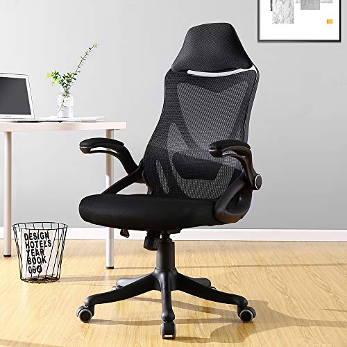 BERLMAN Ergonomic High Back mesh Office Chair with Adjustable Armrest Lumbar Support Headrest Swivel Task Desk Chair Computer Chair