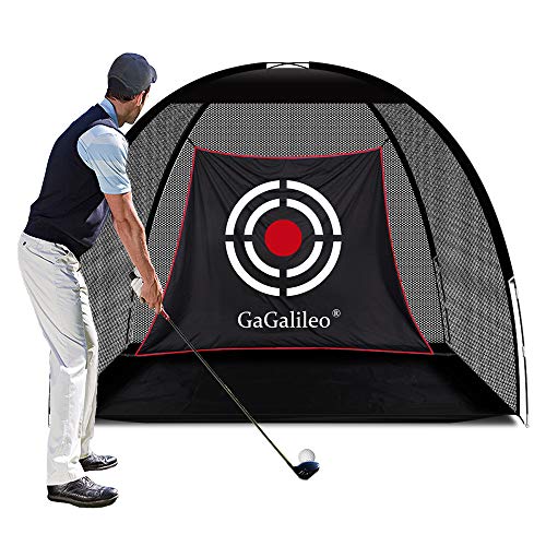 Gagalileo Golf Net Golf Hitting Nets Training Aids Practice Nets for Backyard Driving Range 6.8'(L) X4.9'(H) X3.2'(W) with Target Carry Bag for Indoor Outdoor Sports