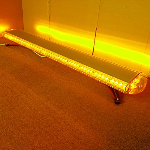 VSLED 12V-24V 55'Inch 104 LED Wrecker Beacon Flashing Recovery LightBar Strobe Light Bar Emergency LED LightBar Amber LED Light