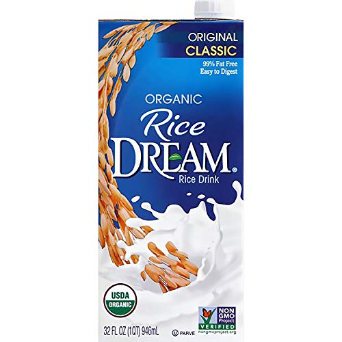 RICE DREAM Classic Original Organic Rice Drink, 32 Fl. Oz (Pack of 12)