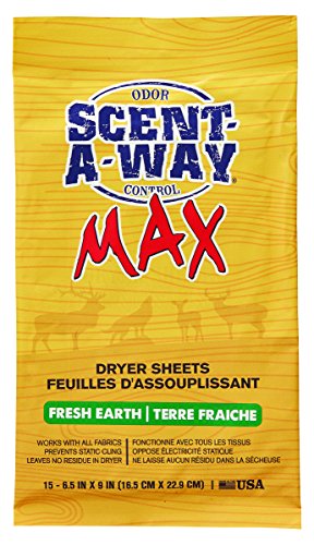 Hunters Specialties Scent-A-Way Dryer Sheets Earth (15 Pack)