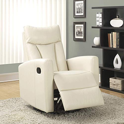 Monarch Specialties (white) Recliner chair, 30' L x 30' W x 41' H