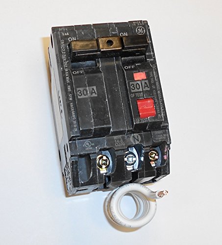 GE THQL2130GFT Plug-In Mount Type THQL Feeder Self-Test Ground Fault Circuit Interrupter 2-Pole 30 Amp 120/240 Volt AC