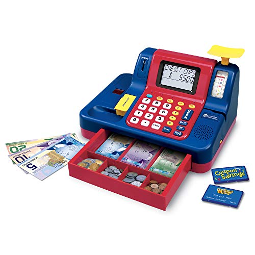Learning Resources Pretend & Play Teaching Cash Register [Frustration Free Packaging]