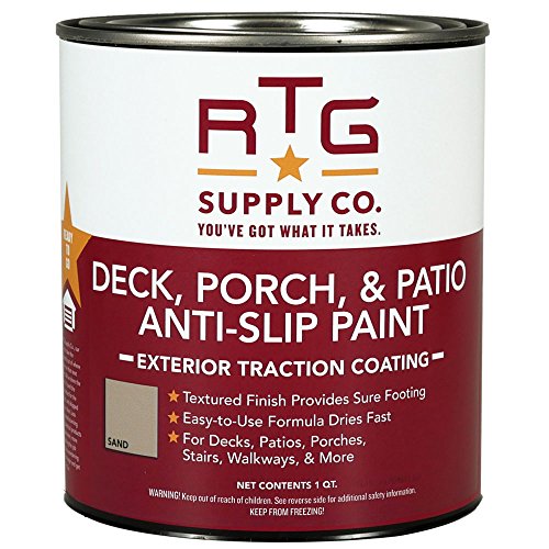 RTG Deck, Porch, Patio Anti-Slip Paint (Quart, Sand)