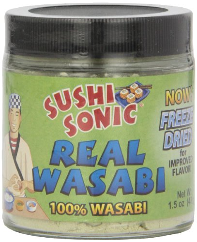 Sushi Sonic 100% Real Powdered Wasabi, 1.5 oz Jar