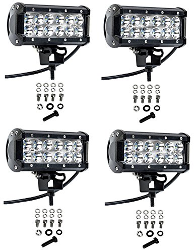Cutequeen 4 X 36w 3600 Lumens LED Spot Light for Off-Road Rv ATV SUV Boat 4x4 Lamp Tractor Marine Off-Road Lighting (Pack of 4)