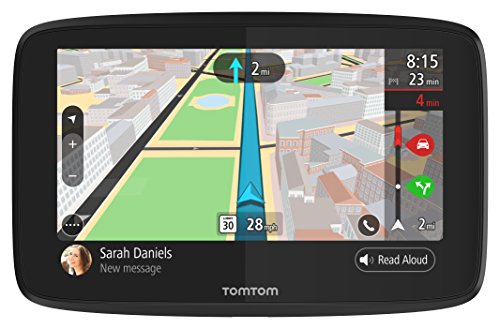 TomTom Go 52 5 Inch GPS Navigation Device with Wi-Fi, Real Time Traffic, Free Maps of North America, Siri and Google Now Compatibility, Hands-Free Calling and Smartphone Messaging