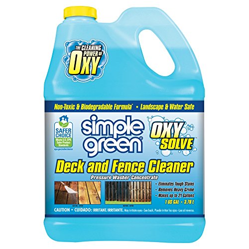 Simple Green Oxy Solve Deck and Fence Pressure Washer Cleaner - Concentrate 1 Gal