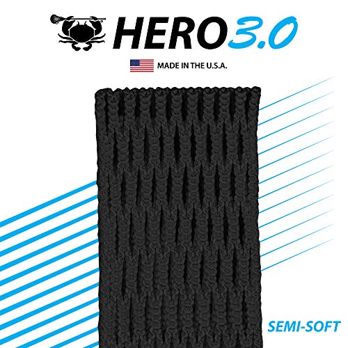 ECD Lacrosse Hero 3.0 Mesh - Semi Soft - Black