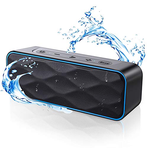 Bluetooth Speakers, ZoeeTree S1Pro Speaker Bluetooth Wireless with 20W HD Sound & Deep Bass, IPX7 Waterproof Speaker with 36Hours, 100Ft Wireless Range, Portable Speakers for Home, Outdoors, Travel