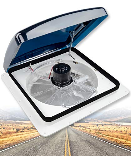 Livpow RV Roof Vent 3 Speed Reversible Manual Lift Smoke Lid