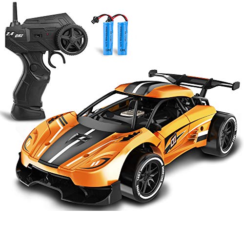 iblive Remote Control Car 1:16 Scale RC Racing Cars 2.4GHz 60 Min Play Metals High Speed Electric Sport Racing Hobby Toy Car Vehicle Gifts for Boys Girls Kids Toy