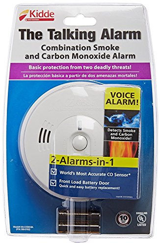 Kidde S Battery Powered Night Hawk Combination Smoke/CO Voice/Alarm Warning