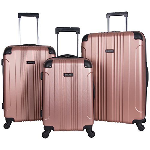 Kenneth Cole Reaction Out Of Bounds 3-Piece Lightweight Hardside 4-Wheel Spinner Luggage Set: 20' Carry-On, 24', & 28'