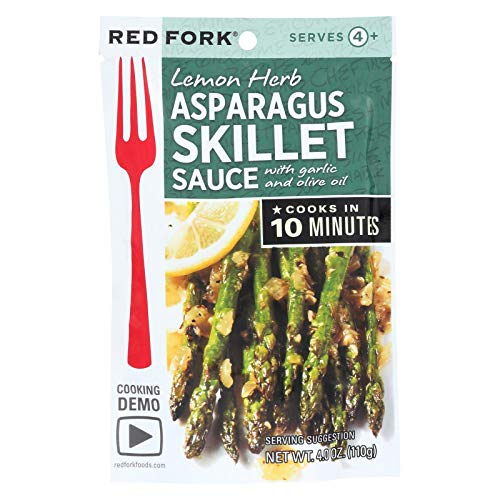 Red Fork Seasoning Sauce, Lemon Herb Asparagus, 4 Ounce (Pack of 8)