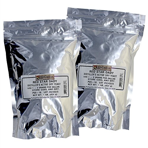 Red Star DADY 1 Lb. Distiller's Yeast-2 Packs