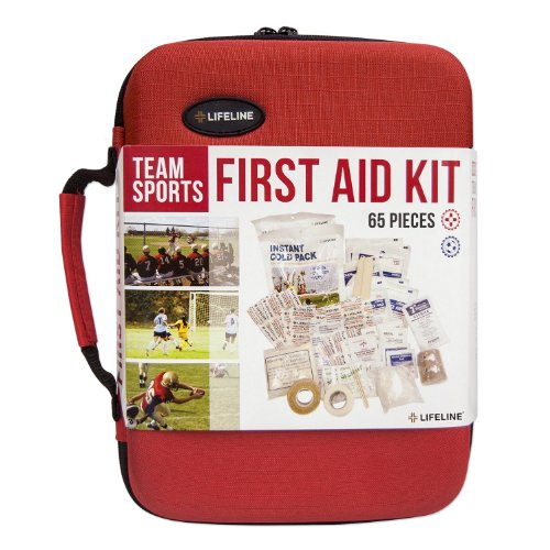 Lifeline Team Sport Trainer First Aid and Safety Kit, Stocked with Essential First aid Components for Emergencies Resulting from Outdoor and Team Sports Activities