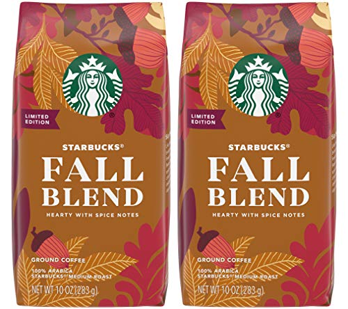 Starbucks Fall Blend, Ground, 10 ounce bag (Pack of 2)