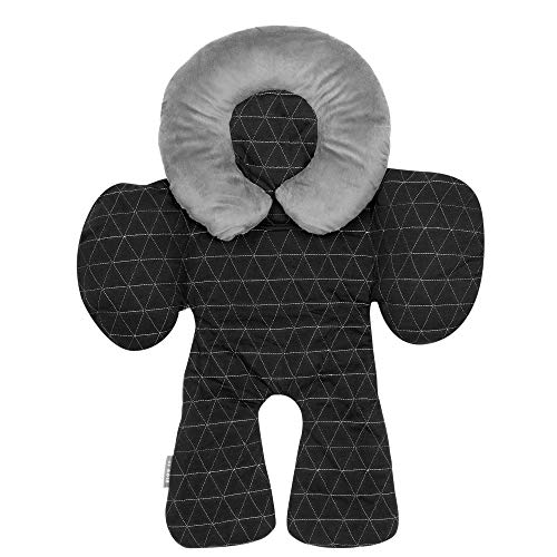 JJ Cole Head and Body Support, Black Tri Stitch. Please remove pack of 2, this is not a pack of 2