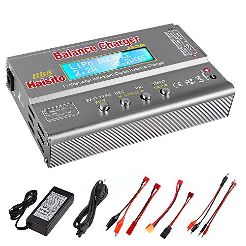 Lipo Charger H B6 RC Battery Balance Charger Discharger for LiPo/Li-ion/Life Battery(1-6s) NiMH/NiCd (1-15s) RC Hobby Battery Balance Charger 80W 6A