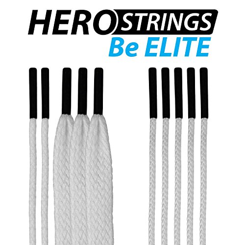 East Coast Dyes (1-Pack Lacrosse HeroStrings Pro Stringing Kit White HM-Strings-Wht-1P