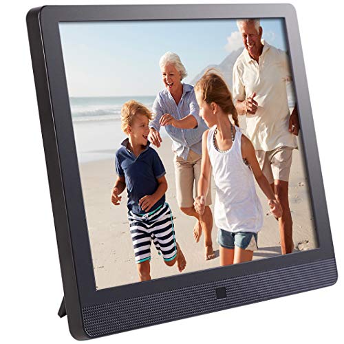 Pix-Star 10 Inch Wi-Fi Cloud Digital Picture Frame with IPS high resolution display, Email, iPhone iOS and Android app, DLNA and Motion Sensor (Black)