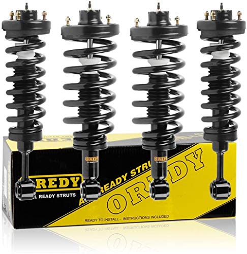 OREDY Shocks Struts Full Set of 4 Complete Struts Assembly Front Rear Shocks and Struts Coil Spring Suspension Struts 11380 171369 15080 181370 Compatible with Expedition/Navigator 2003 2004 2005 2006