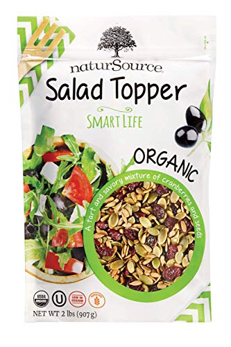 naturSource Organic GMO-free Vegan Gluten Free No Artificial Ingredients Smart Life Salad Topper 2 lbs
