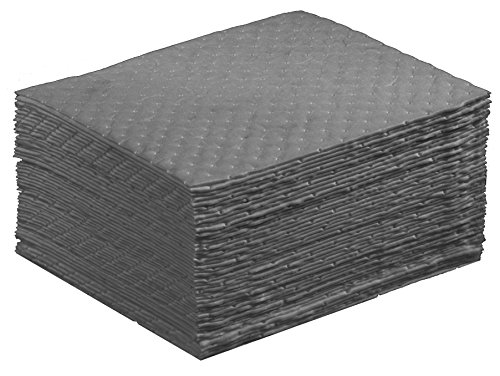 NPS Spill Control 1AMGPL Airmatrix Polypropylene Heavy Weight Maintenance Universal Absorbent Laminated Pad, 18' Length x 16' Width, Gray (100 Per Bale)