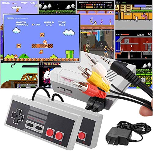 JAJKHJS brightsen 620 Classic Video Games, Plug and Play Games, King Kong, Super Mario Brothers, Final Fantasy and Other Dozens of Game Machines Video Games Systems for Kids